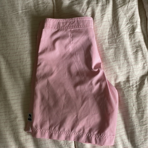 Island Company Swim Trunks Pinstripe Pink Size XS - Picture 5 of 6